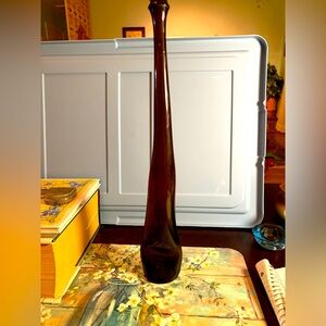 Rare Vintage Amber Bottle
